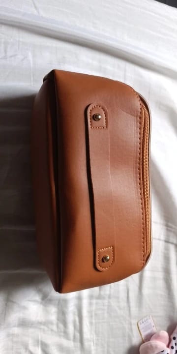 Customer photo review of Zippered Makeup Organizer Bag for Travel and Daily Use