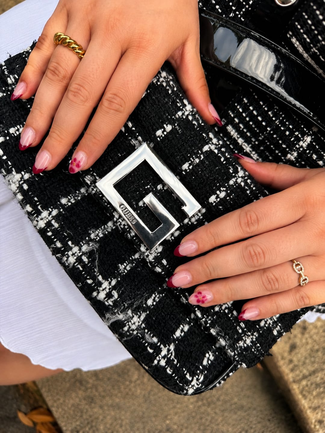 Customer photo review of Pave Flow Deluxe Ring 14K Vergoldet