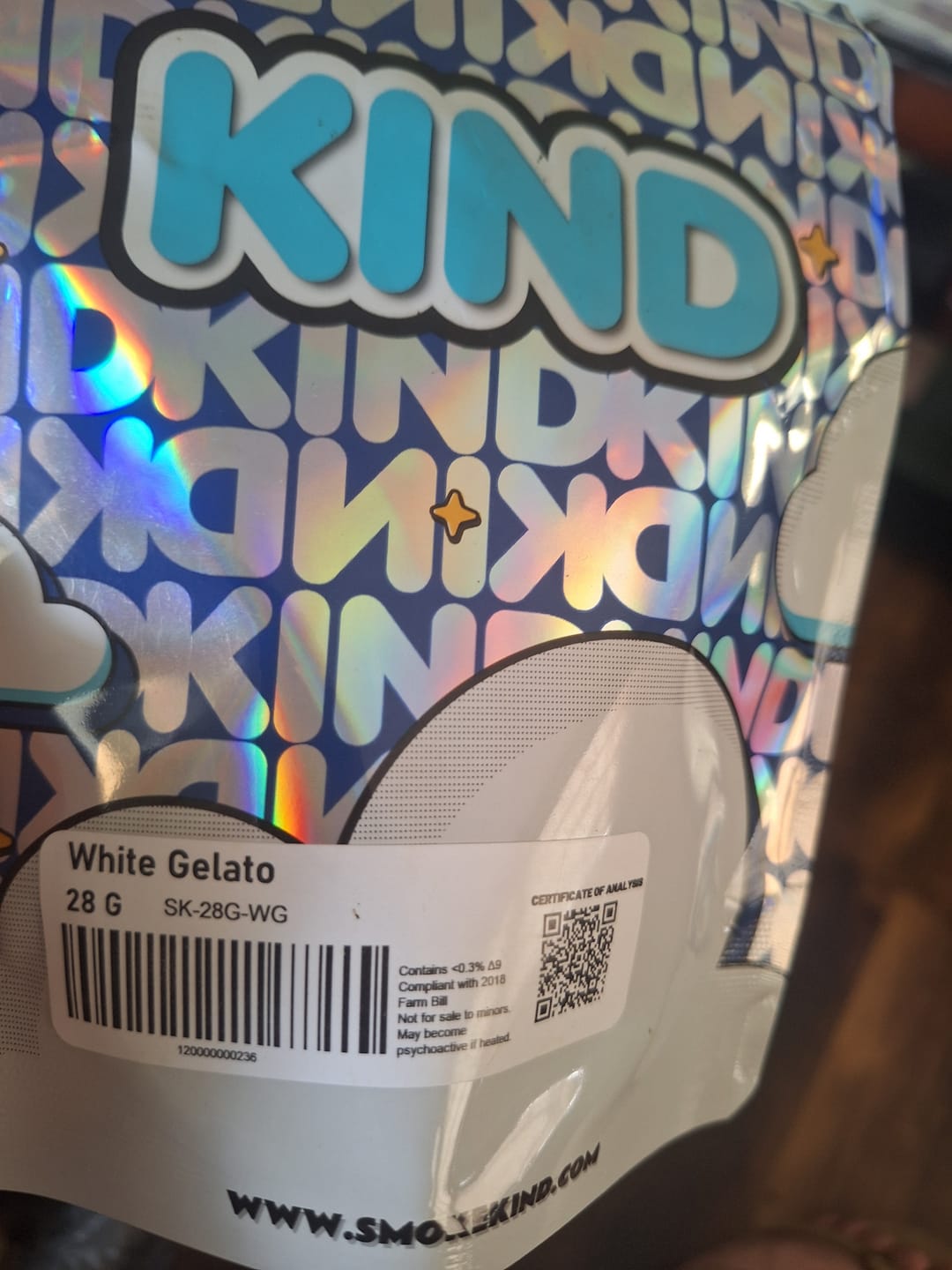Customer photo review of White Gelato - 28 Grams - Indica