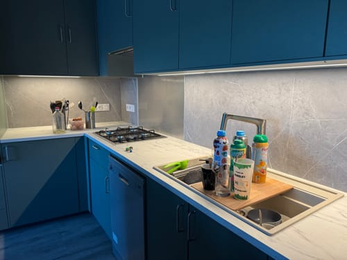 Customer photo review of Baguette Depart/Finition aluminium pour /PVC/SPC/Feuille de pierre