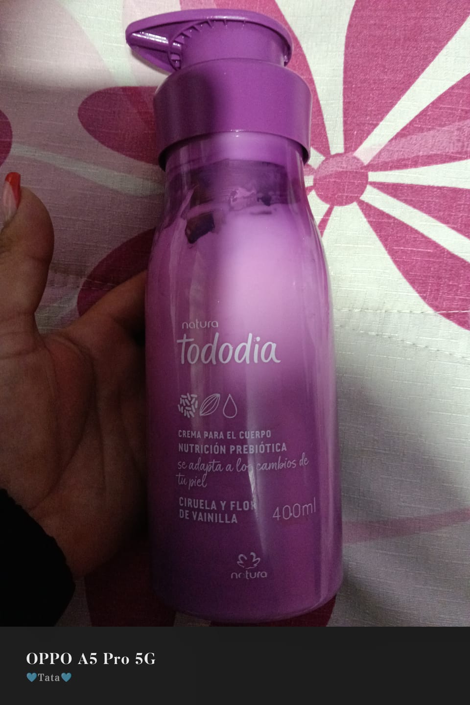 Customer photo review of Tododia Repuesto Crema Corporal Avellana y Casis