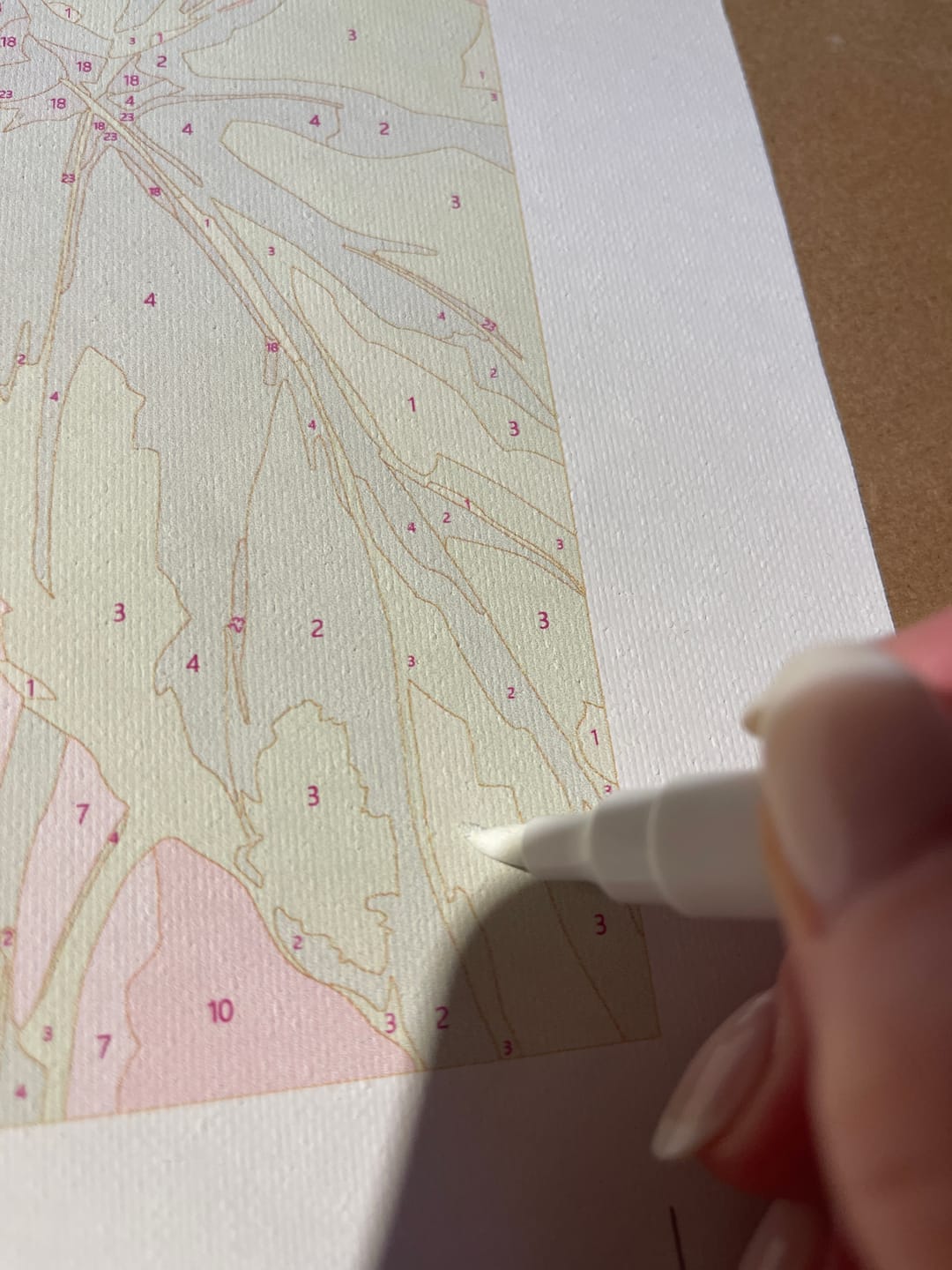 Customer photo review of Hide & Paint Marker – For Paint by Numbers