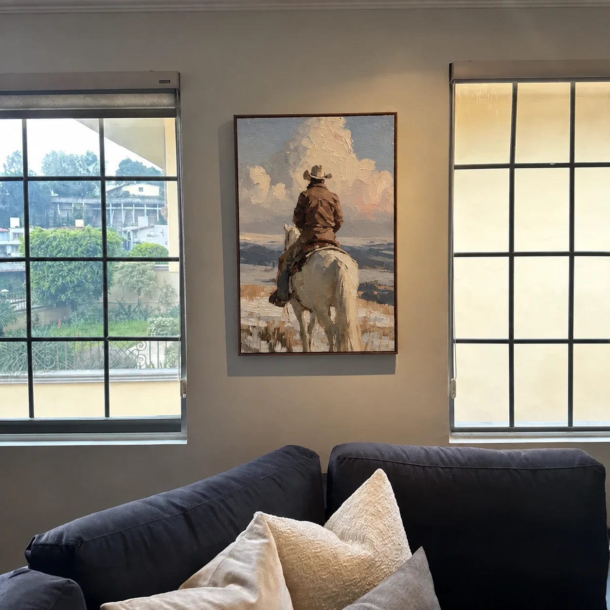 Customer photo review of Western Landscapes Art｜Winter Rider