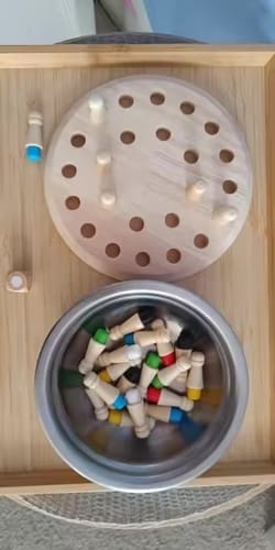 Customer photo review of Colour Quest™ – Wooden Memory Match Game