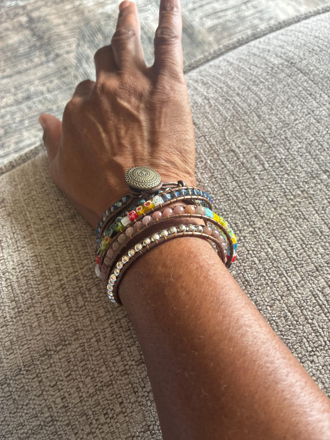 Customer photo review of Imperial Flower Protection Wrap Bracelet