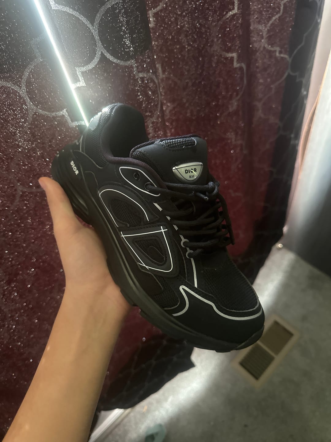 Customer photo review of DIOR B30 TRIPLE BLACK