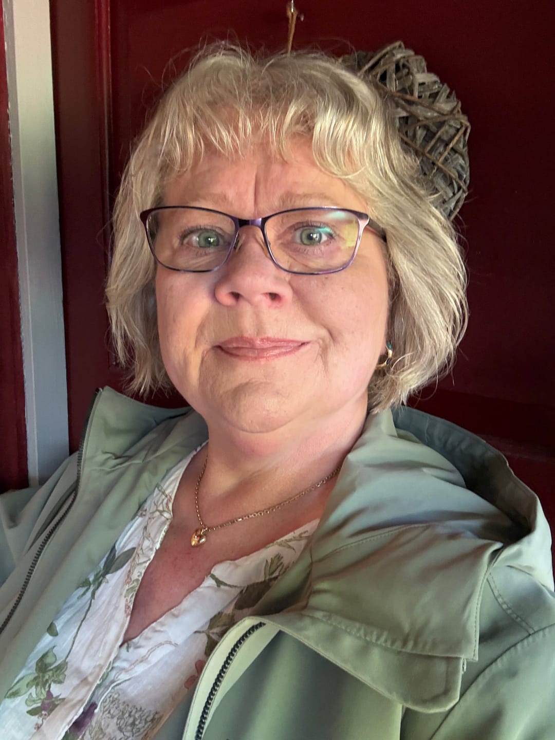 Customer photo review of Elena - Semi Precious Hoop Earrings Stainless Steel