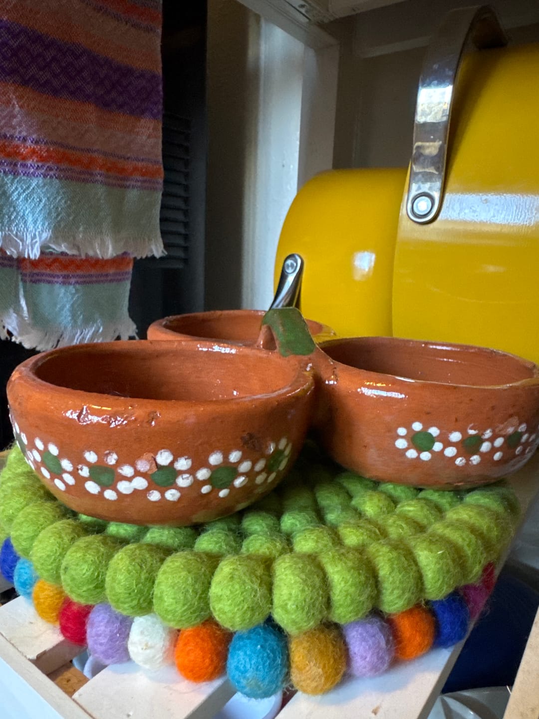 Customer photo review of Traditional Clay bowl 3 in 1 - Salsera 3 en 1