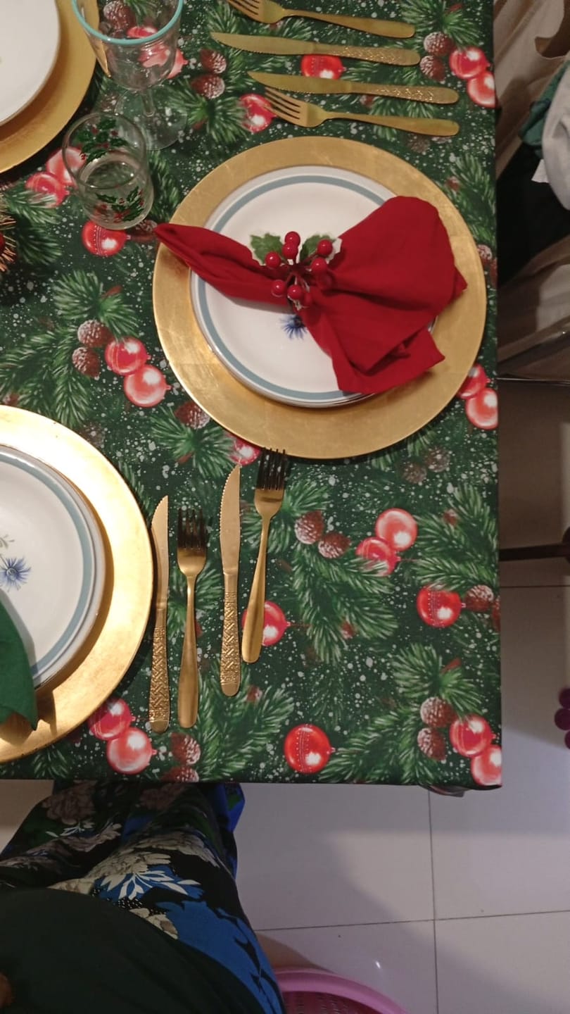Customer photo review of Christmas Printed  Mini Matt Ornaments