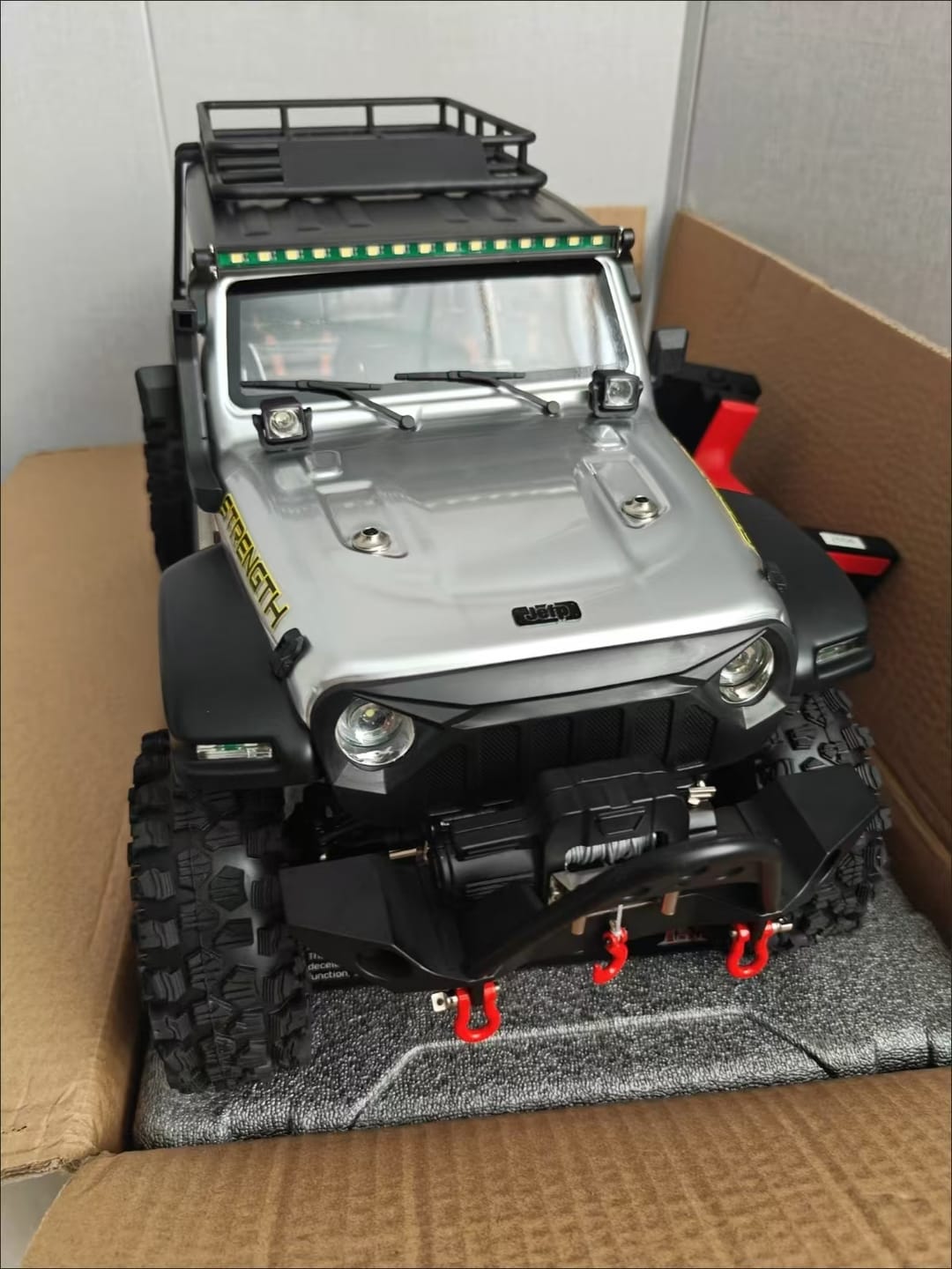 Customer photo review of WLtoys 104010 1/10 Scale 4WD RC Rock Crawler| Large Remote Control Jeep Truck Professional All Terrain Off-Road Vehicle Hobby Toy for Adults