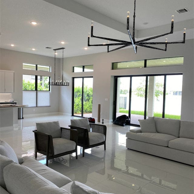 Customer photo review of Thadius Round Chandelier