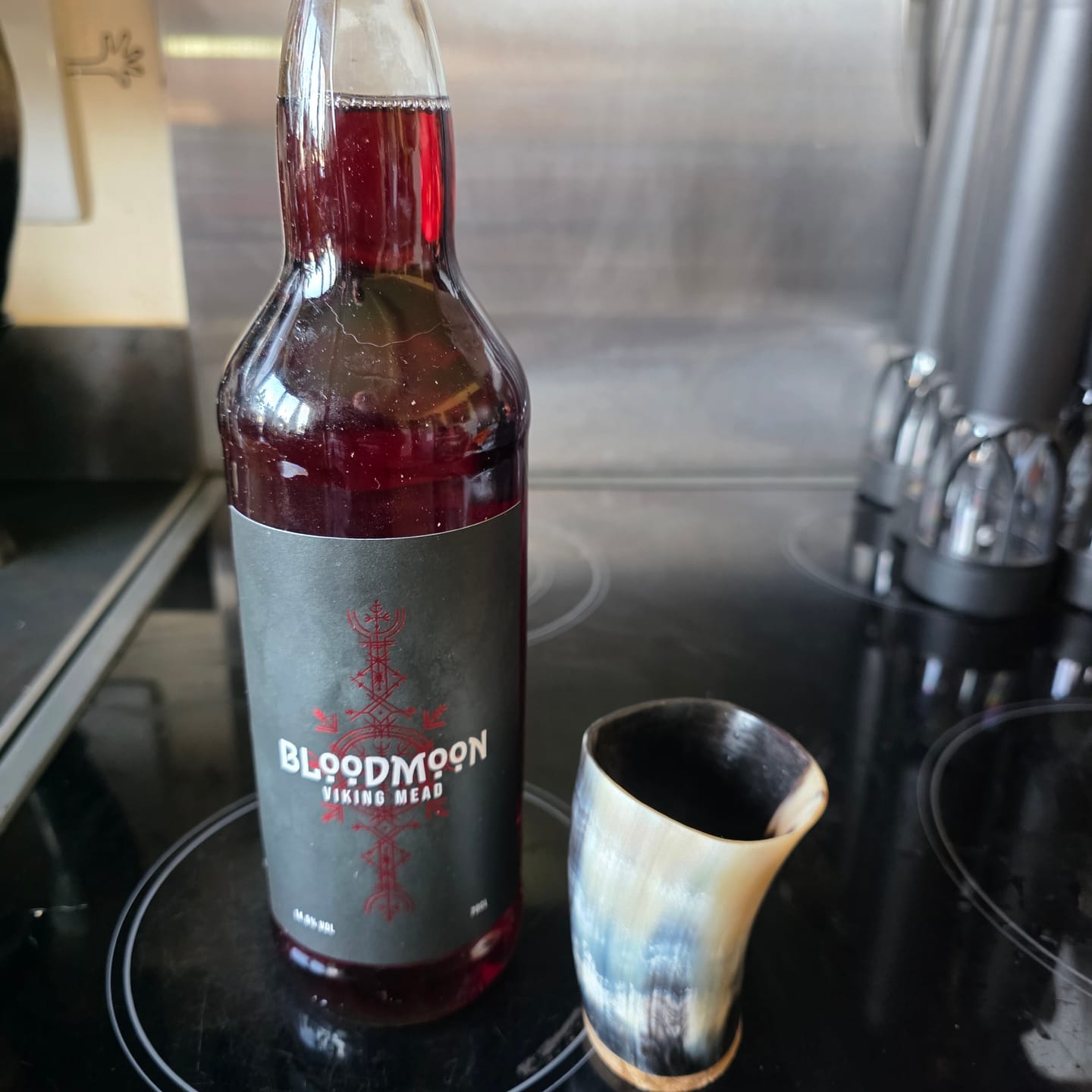 Customer photo review of BloodMoon - Viking Mead - With FREE Horn