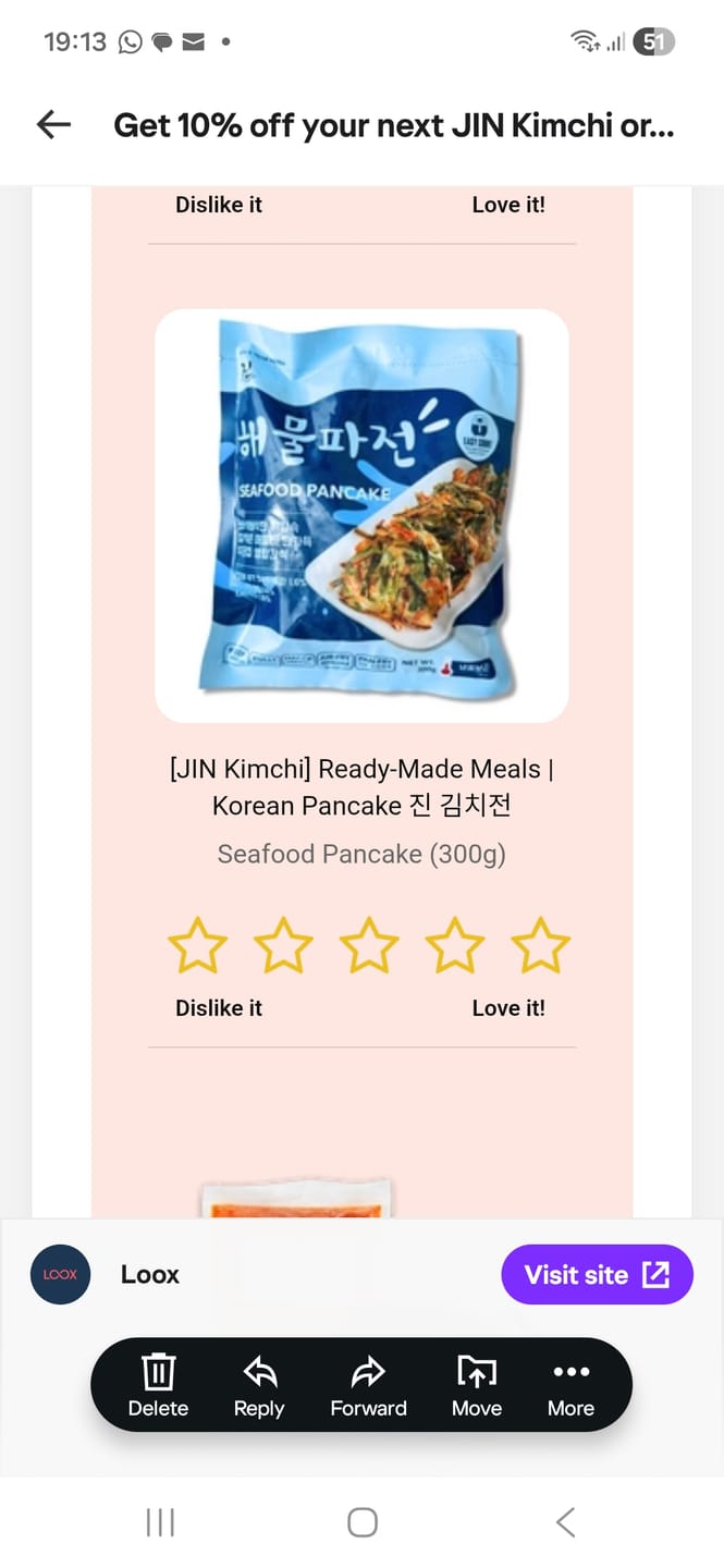 Customer photo review of [JIN Kimchi] Ready-Made Meals | Korean Pancake 진 김치전