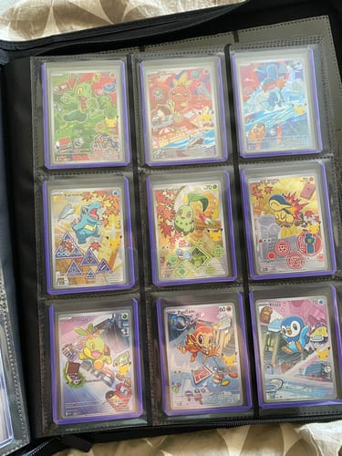 Customer photo review of Purple Evil - Toploader Trading Card Binder