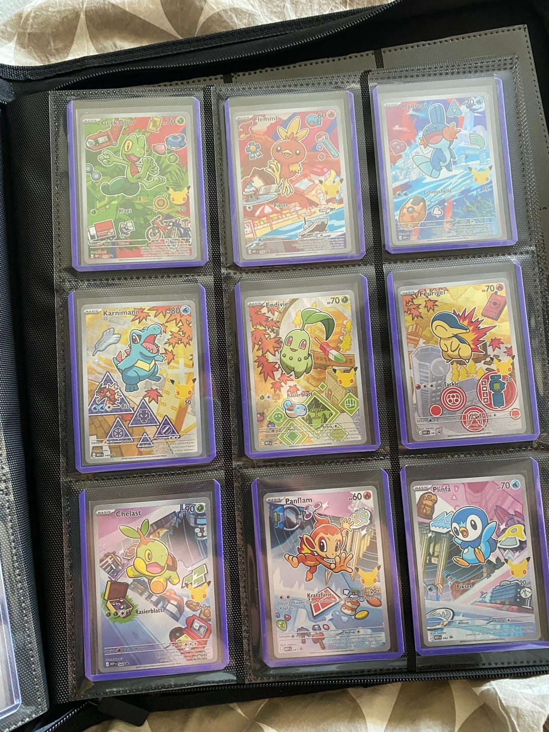 Customer photo review of Purple Evil - Toploader Trading Card Binder