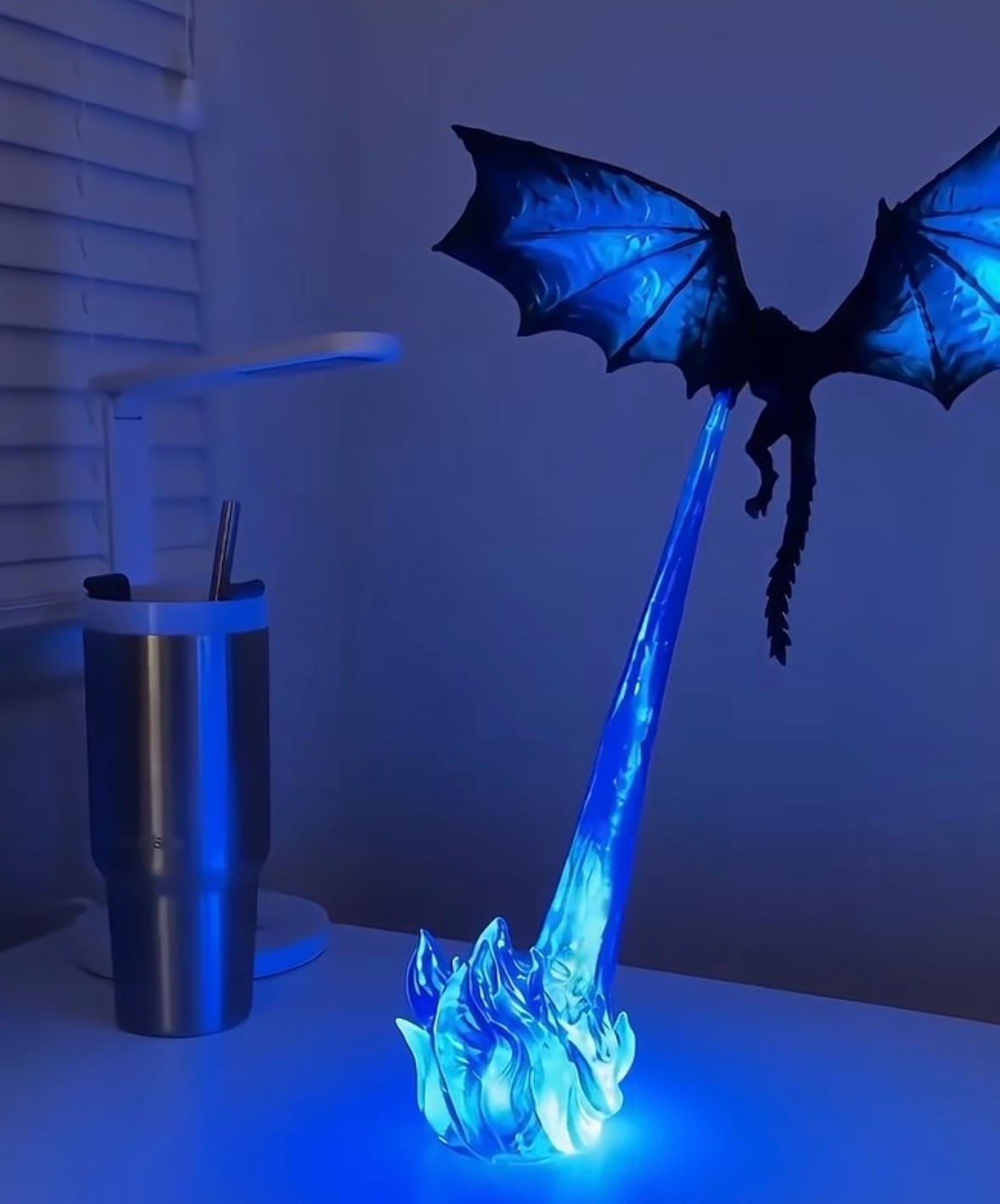 Customer photo review of Dragon flame lamp