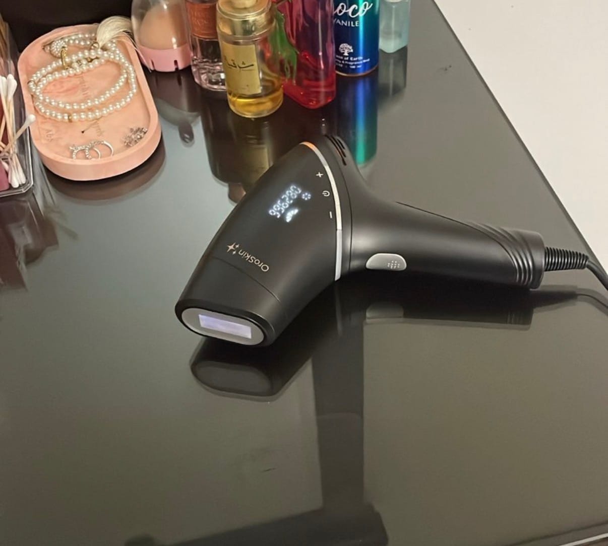 Customer photo review of OroSkin 2-in-1 Eyebrow & Facial Trimmer