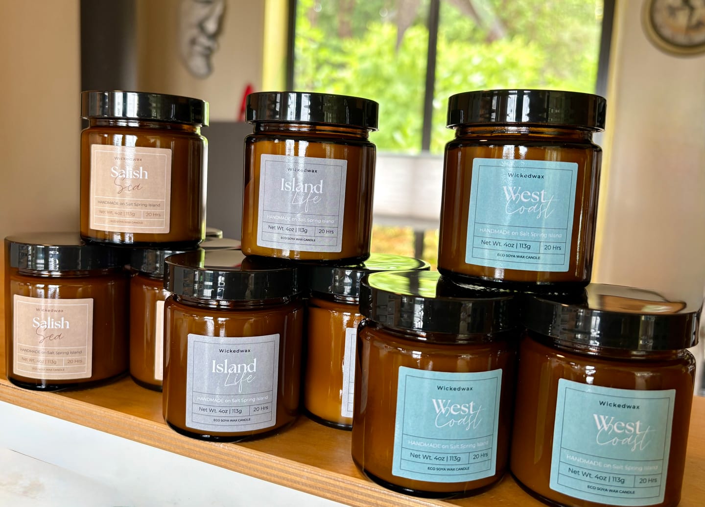 Customer photo review of 4oz (120ml) 50 CASES OF 24 - $0.77/Each - (1,200 JARS) Amber Glass Straight-Side Jar (CS/24)