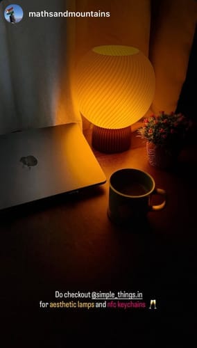 Customer photo review of Orbian Lamp
