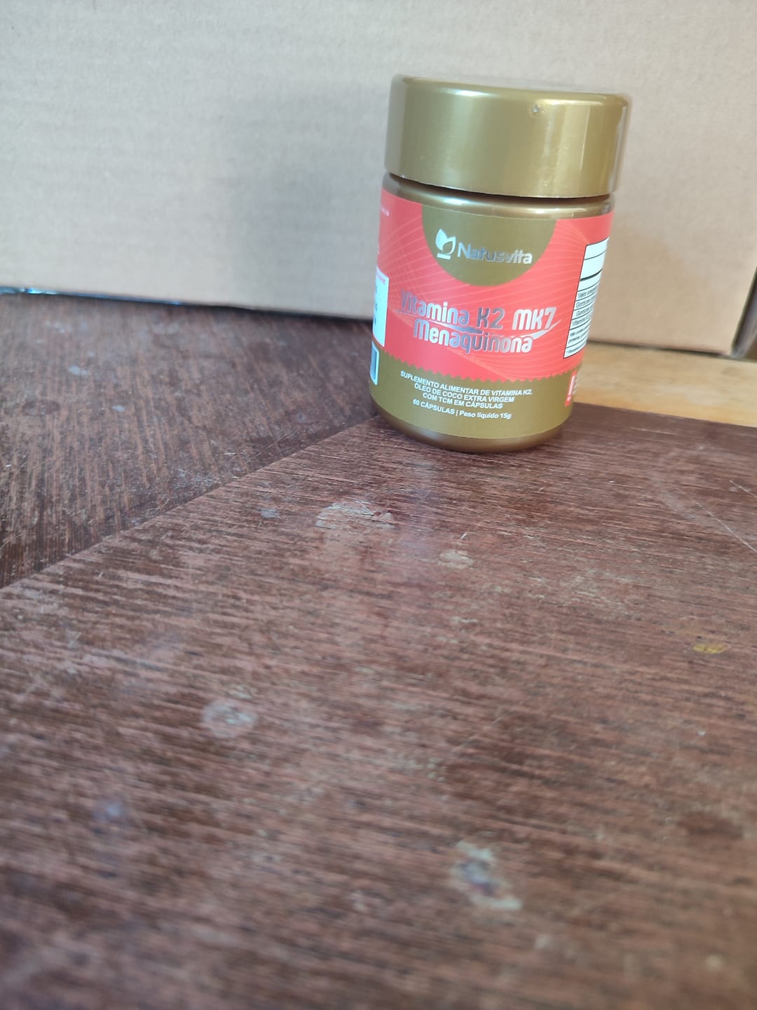 Customer photo review of Vitamina K2 Concentrada (Menaquinona MK7) com TCM