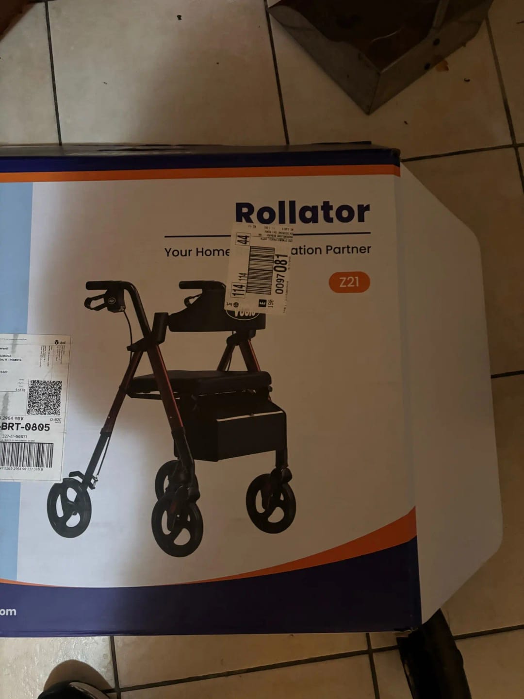 Customer photo review of Déambulateur Pliable avec Siège