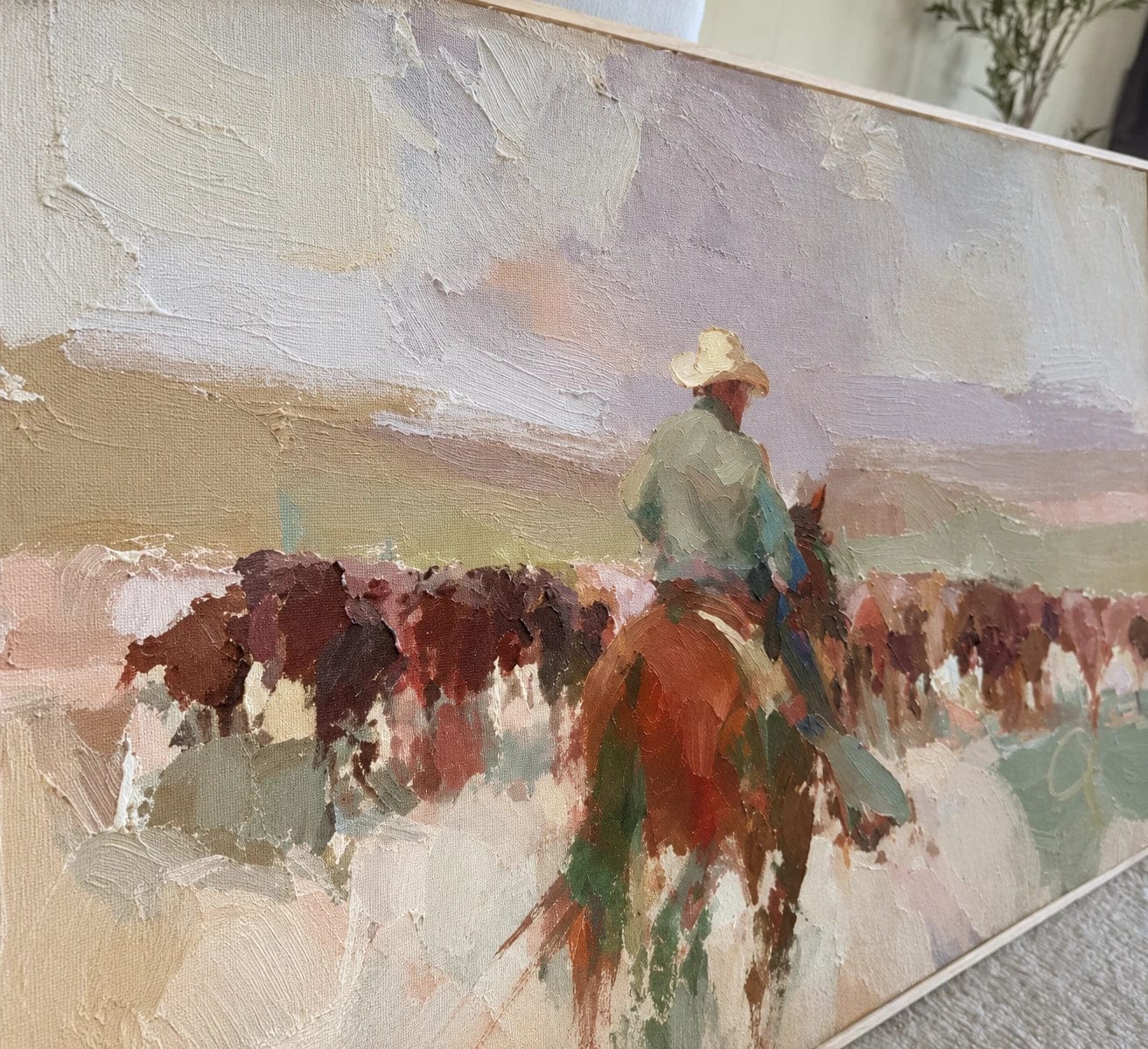 Customer photo review of Western Landscapes Art｜Across the Open Range