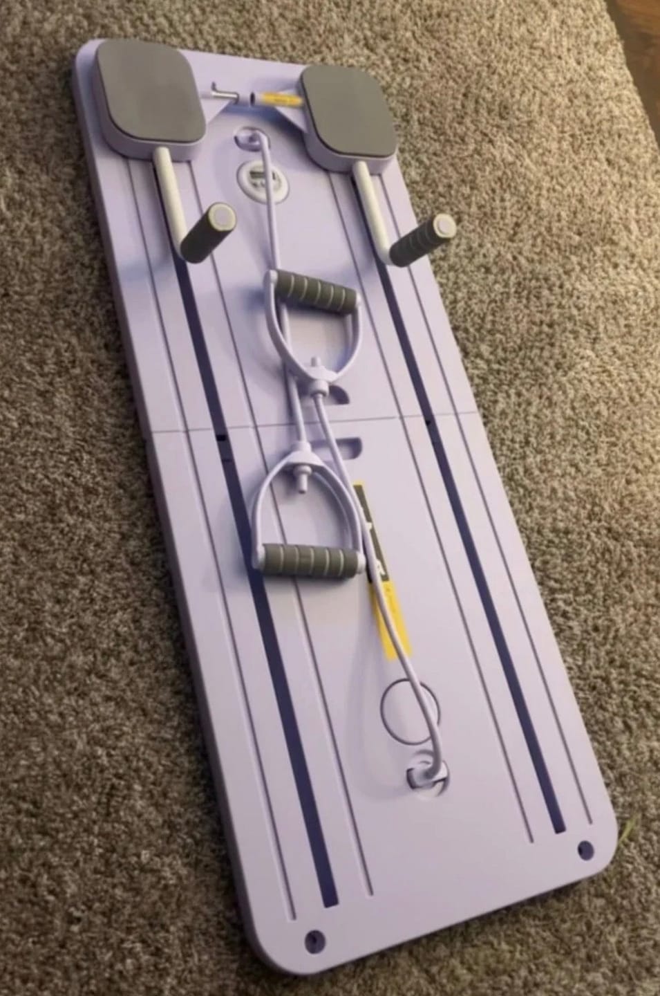 Customer photo review of Flovira Pilates Reformer Board