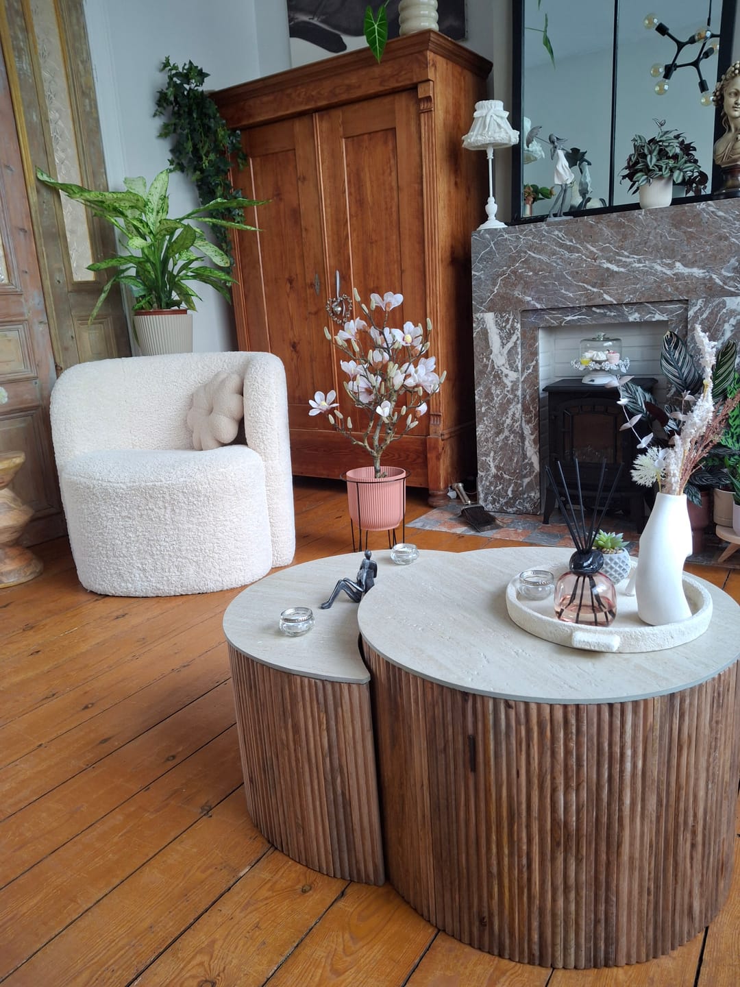 Customer photo review of Salontafelset Nuovo half rond | Ronde salontafels