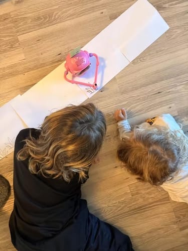 Customer photo review of SketchBot™ – Smart Drawing & Learning Robot