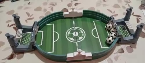 Customer photo review of Soccer Showdown™ – Head to Head Tabletop Soccer Game