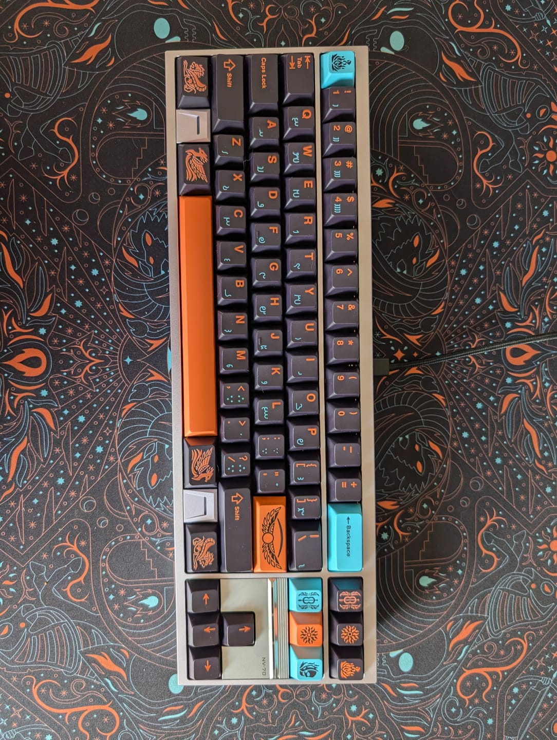 Customer photo review of MW Anushirvan ABS Double Shot Keycap Set - Instock