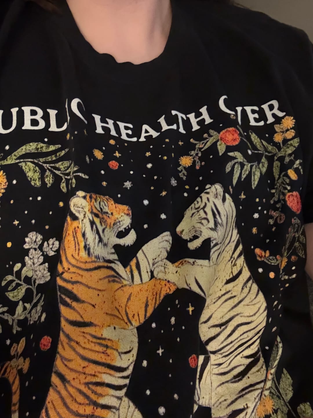 Customer photo review of The Only Dangerous Minority is The Rich Tee