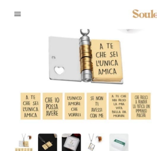 Customer photo review of Collana Libro con Dedica ✦ A te che Sei...