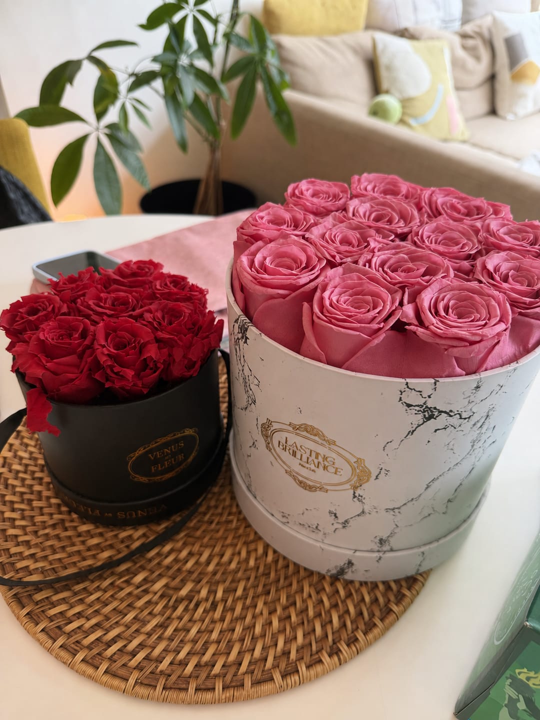 Customer photo review of Ever Grace 13 Roses In Marble Box