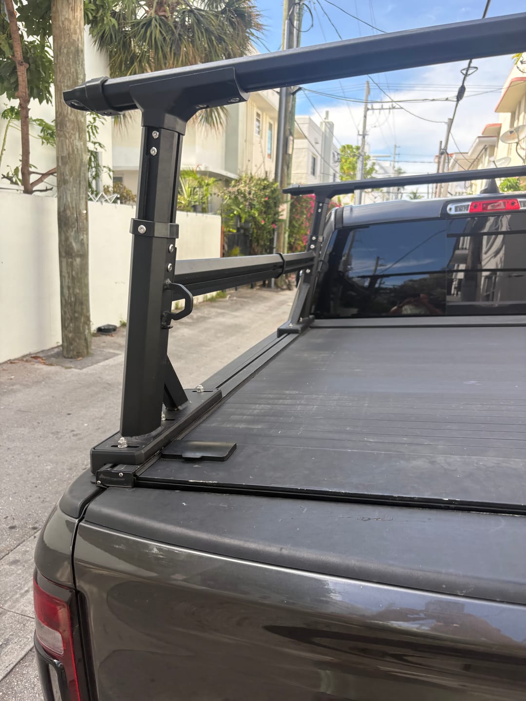 Customer photo review of OPENROAD Adjustable Bed Rack for Trucks