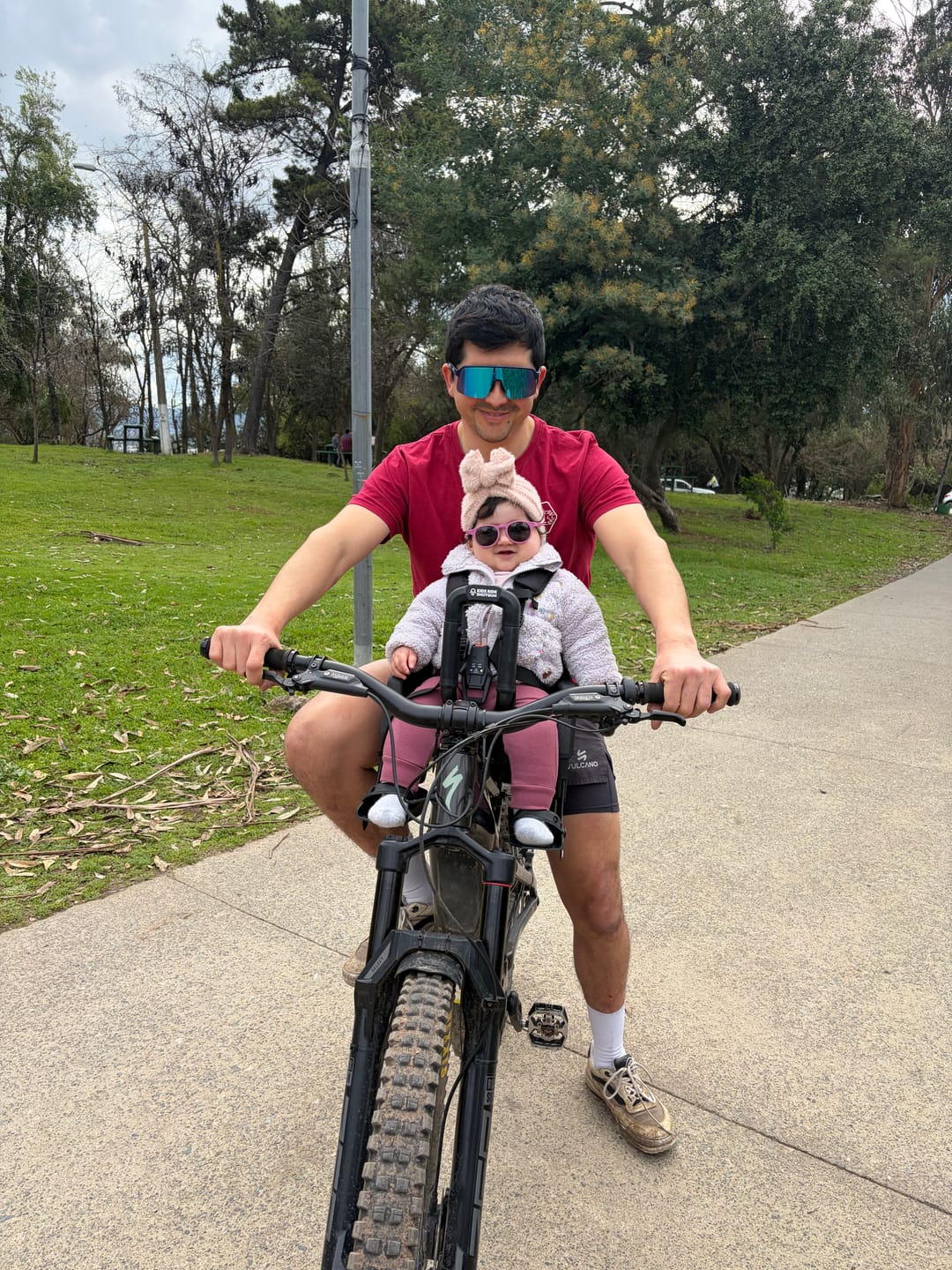 Customer photo review of Shotgun Pro EVO — Silla MTB 2-en-1 con Manubrio Pro