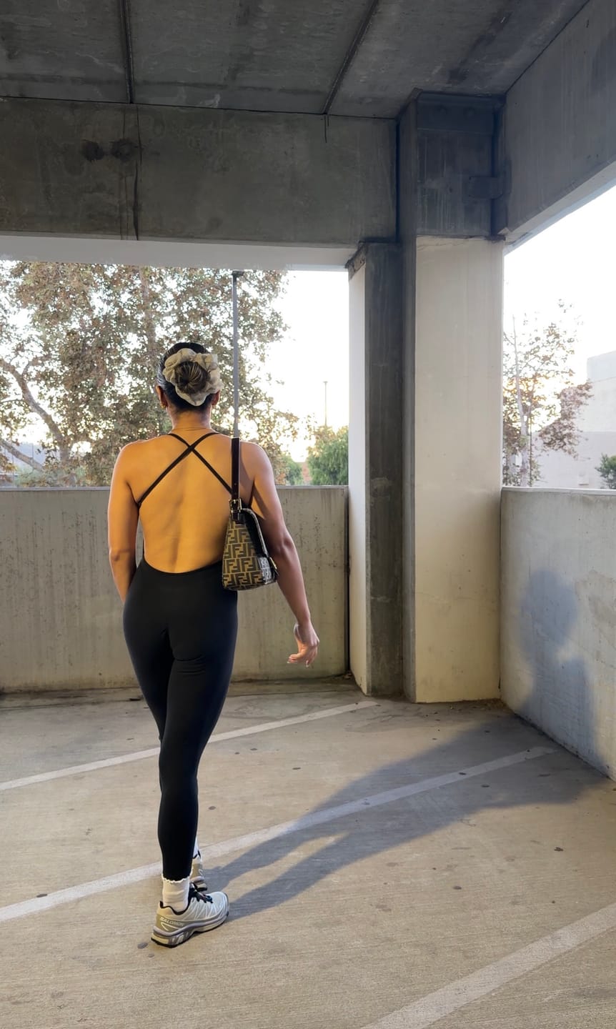Customer photo review of The Bare Onesie Black