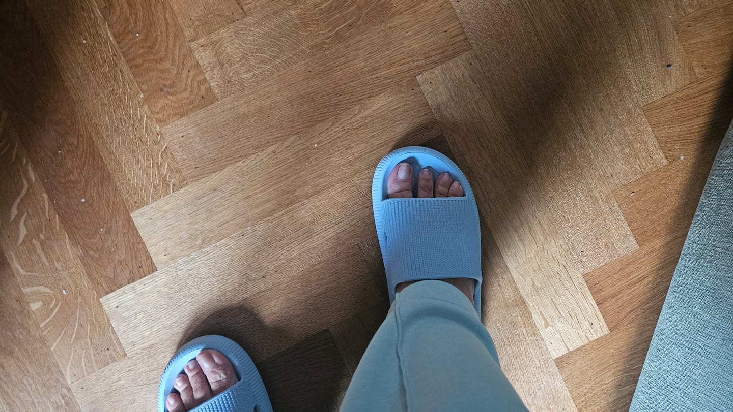 Customer photo review of HappyFlops Original