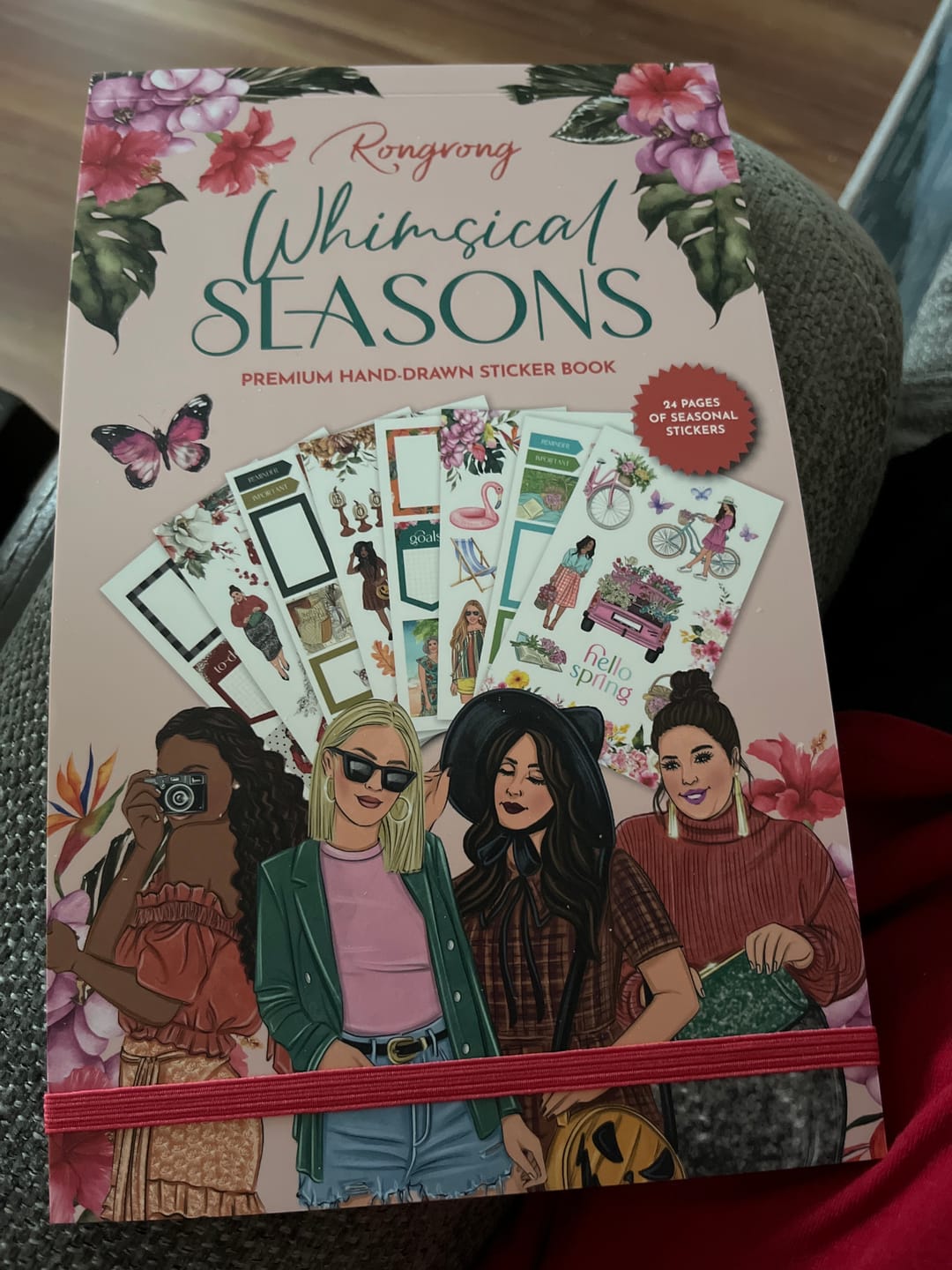 Customer photo review of Whimsical Seasonal Sticker Book