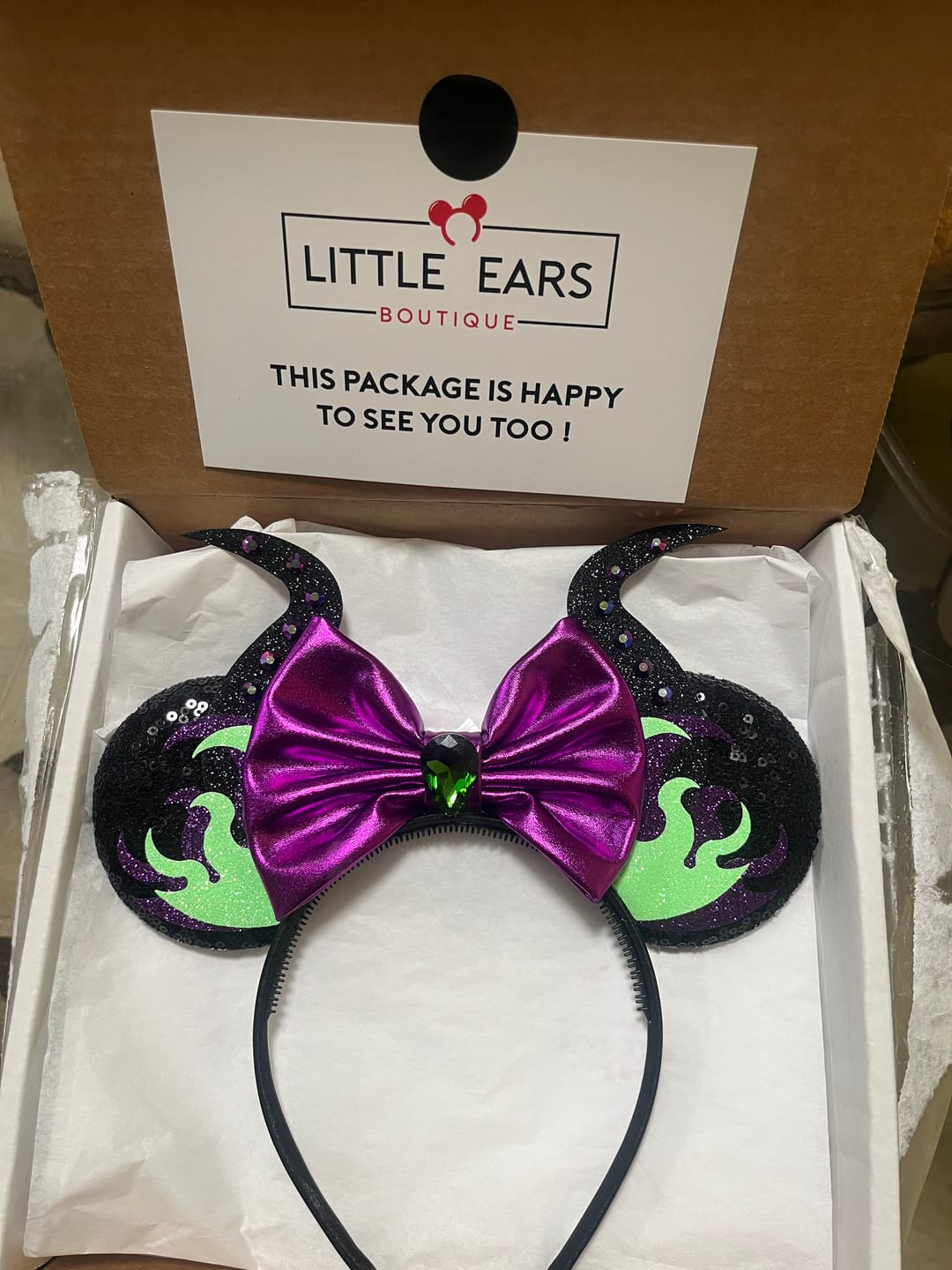 Customer photo review of Mistress of All Evil Ears