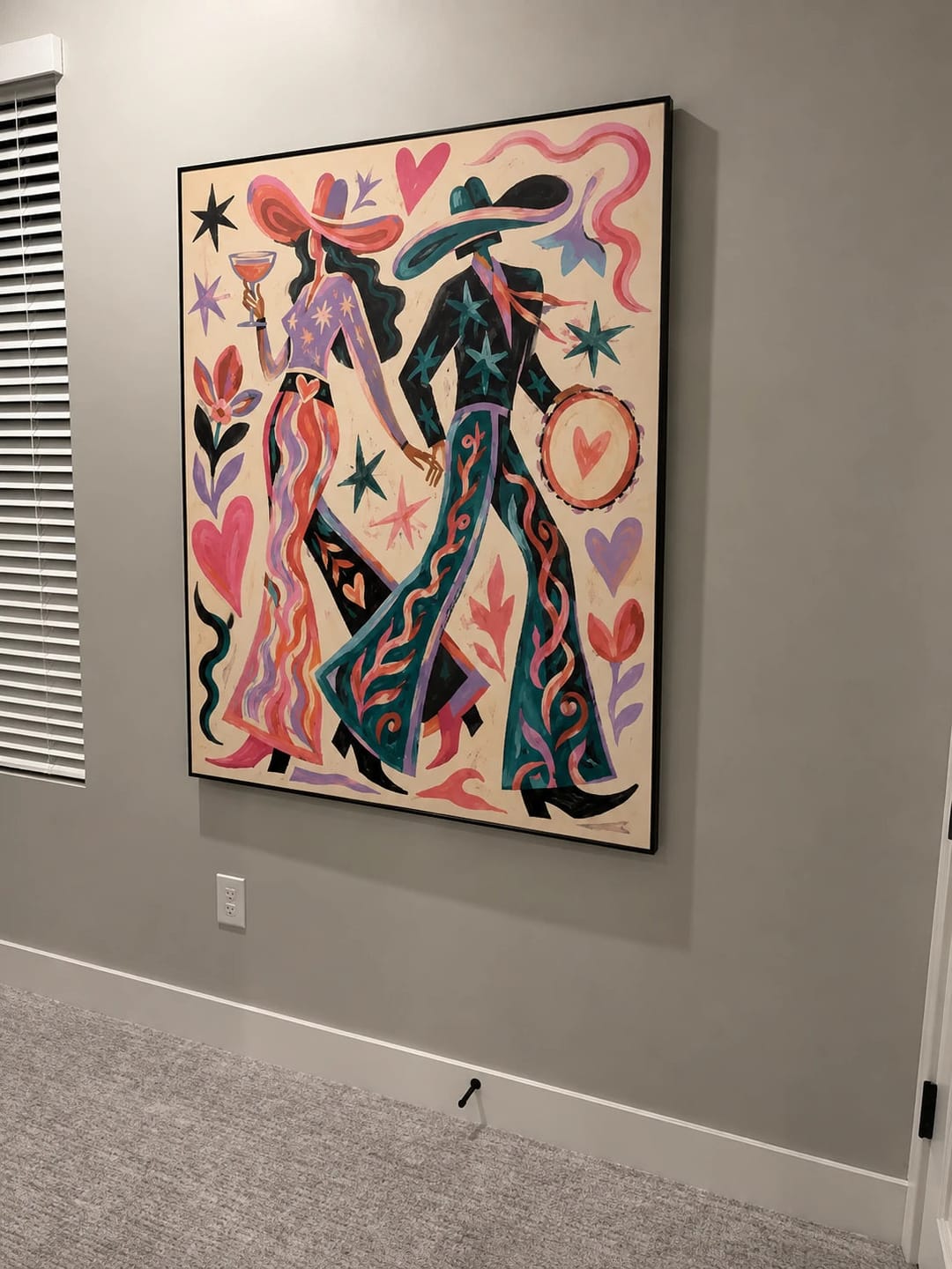 Customer photo review of Western Pop Art｜Cosmic Cowgirl Romance