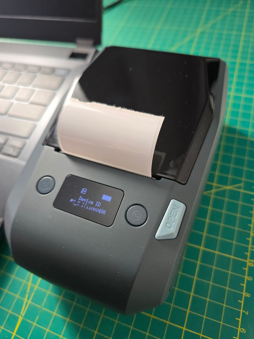 Customer photo review of NIIMBOT M2 Thermal Transfer Label Maker, Smart Color Printing with Phones & PC for Office, Lab, Vial Bottle