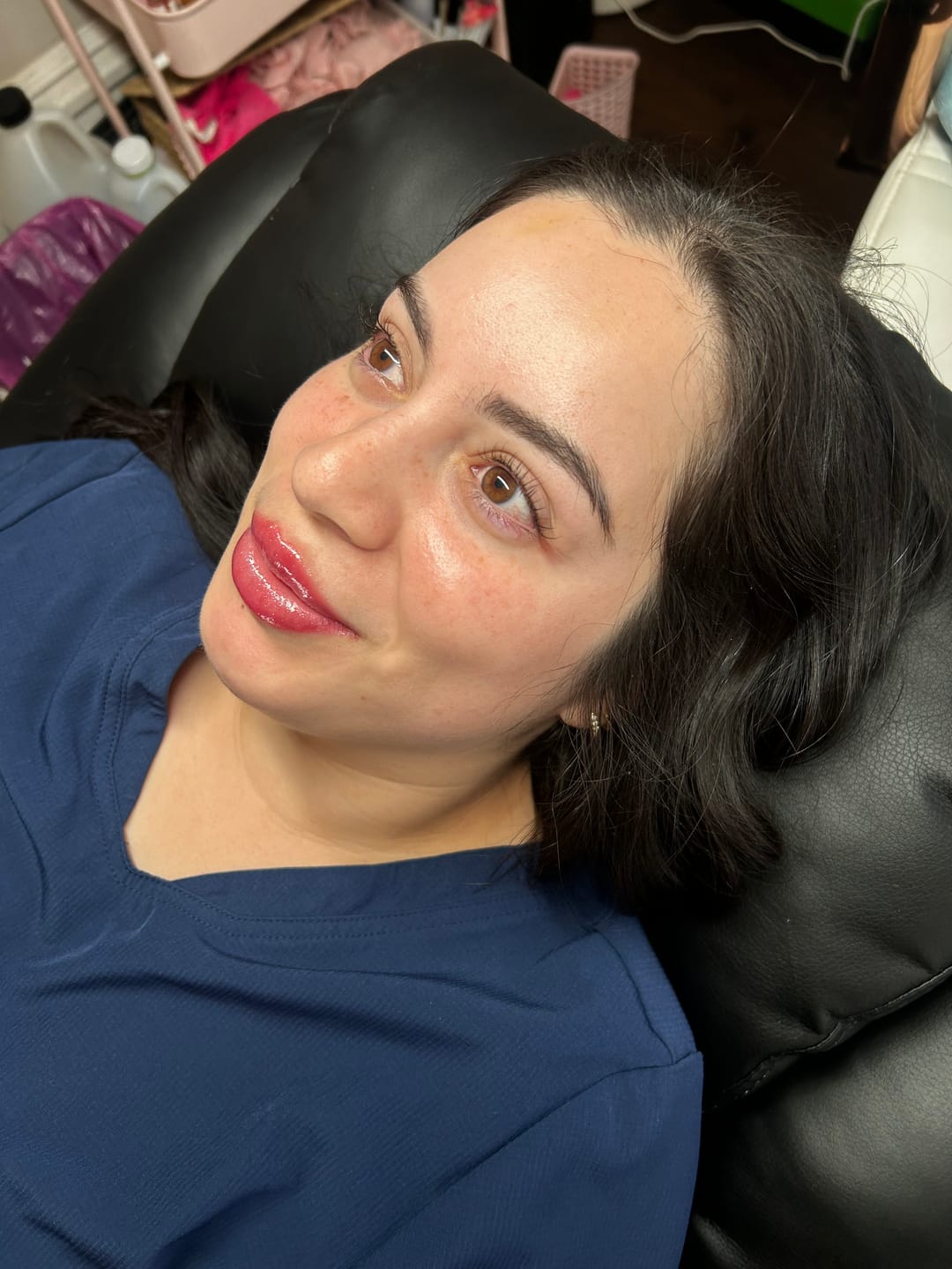 Kundenbewertung mit Fotos zum koreanischen Lash Lift