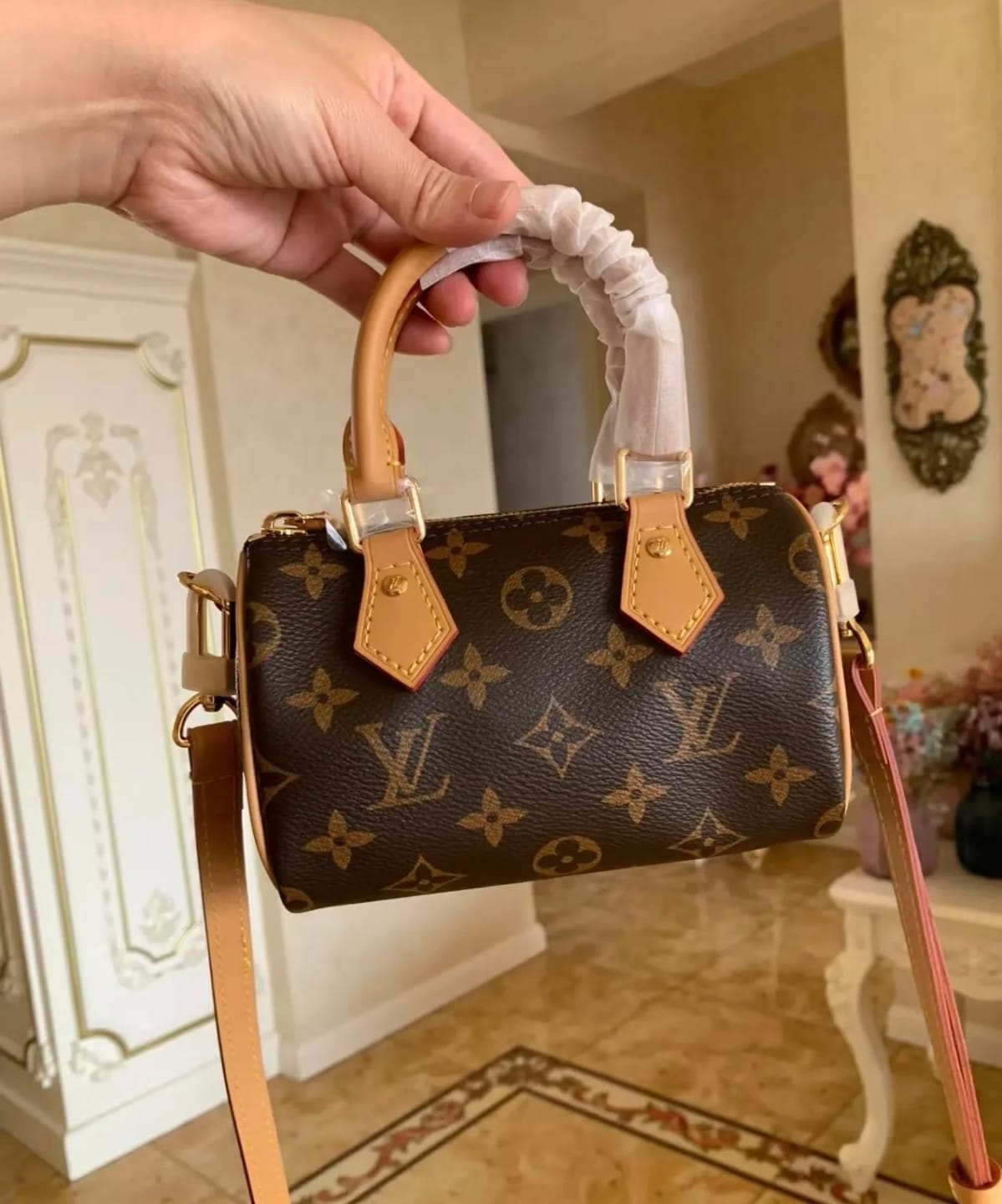 Customer photo review of Luxury Monogram Handbag