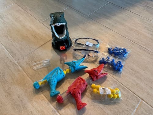 Customer photo review of DinoBlast™ - Interactive Shooting Target Game