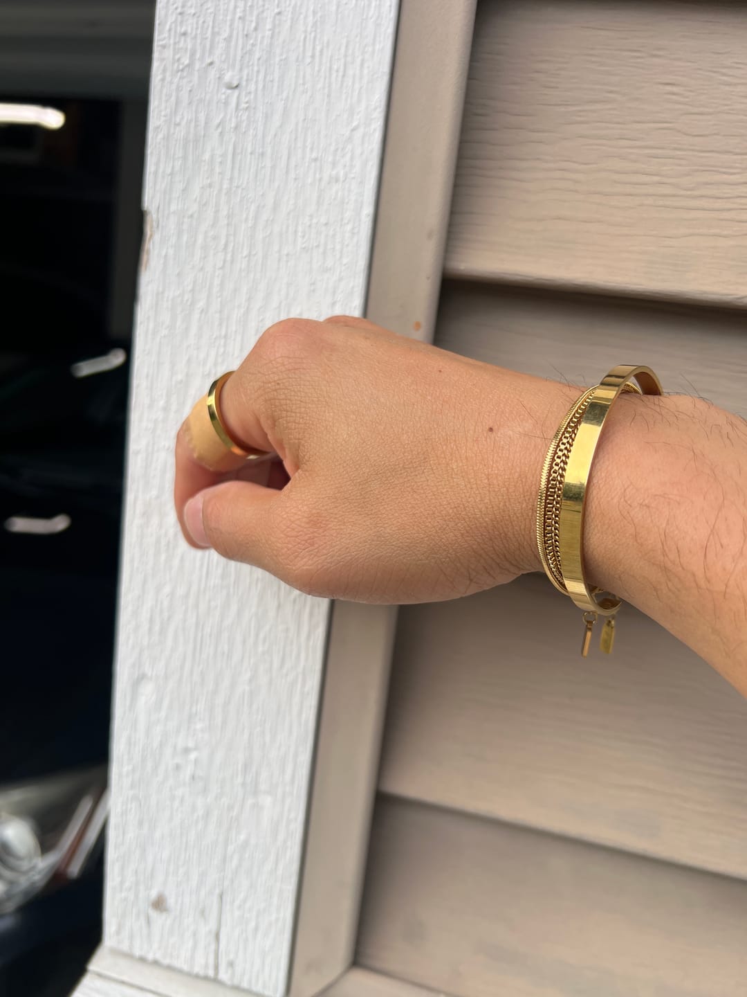 Customer photo review of Minimal Bracelet Stack