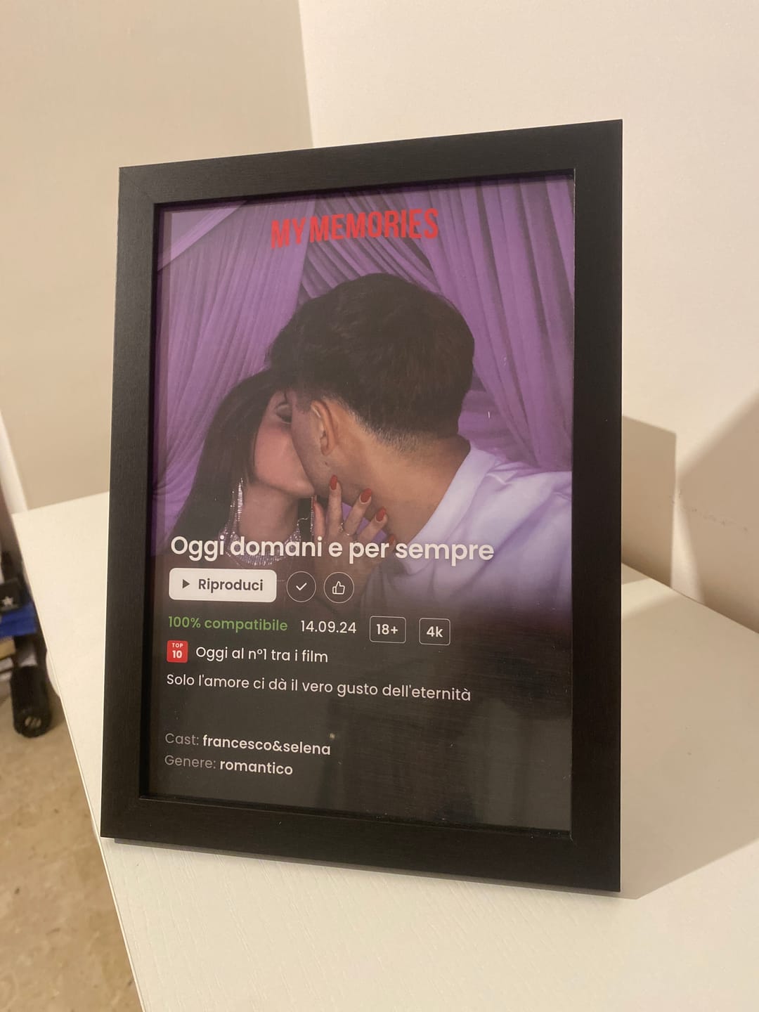 Customer photo review of MyMemories - Poster Netflix