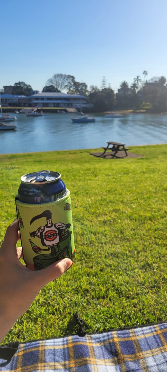 Customer photo review of Bali Bin Chicken 🗑️ - Stubby Holder