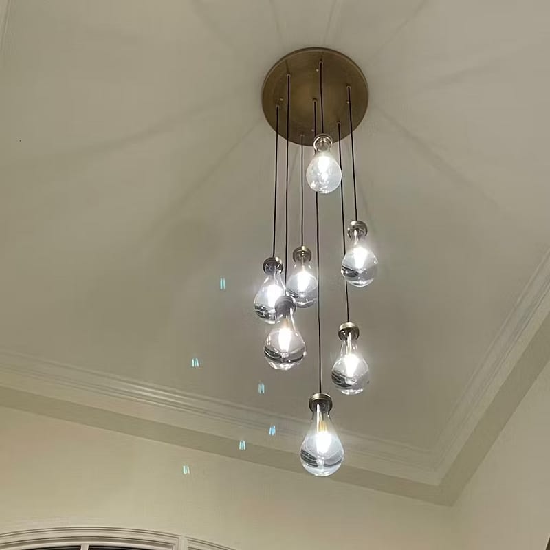 Customer photo review of Raindrop Round Chandelier