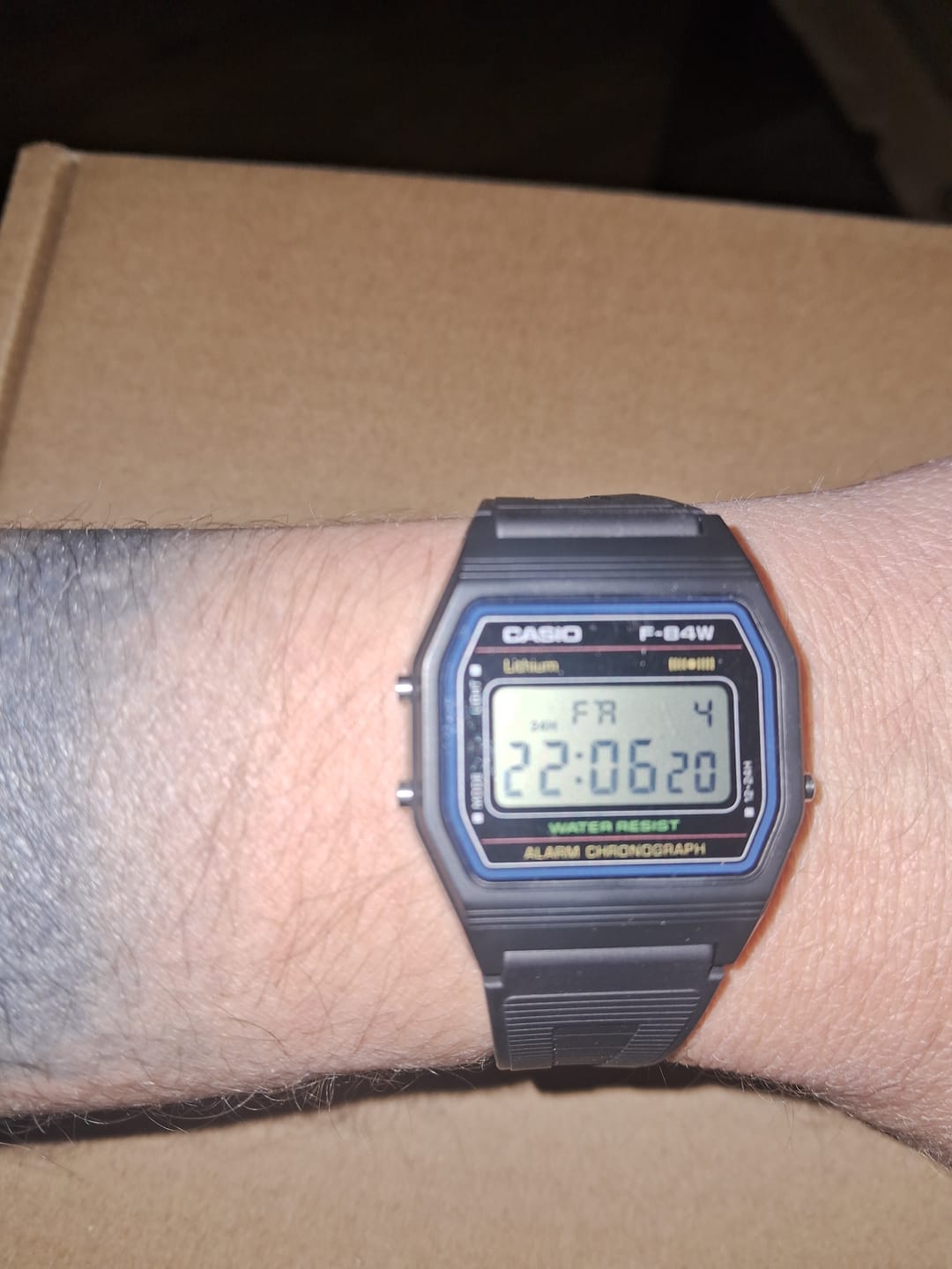 Customer photo review of Reloj Casio Vintage F-84W-1 Mercado Japonés JDM